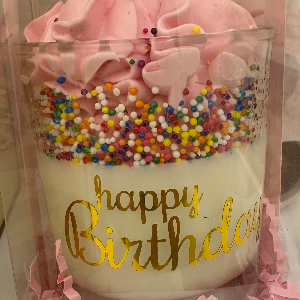 Happy  birthday candle 10oz